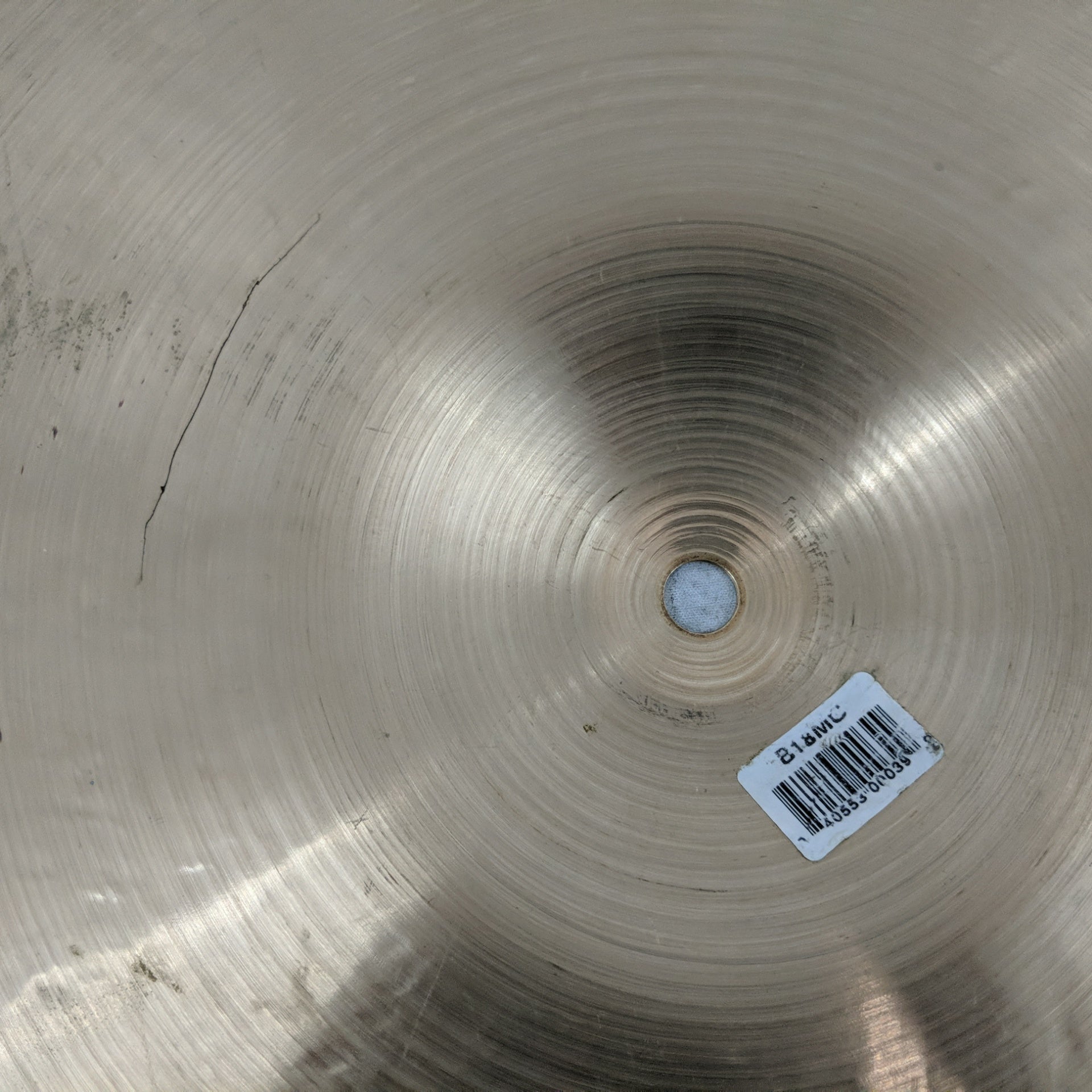 Meinl Byzance Traditional 18" Medium Crash (Small Crack)