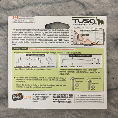 Tusq Epiphone 1/4" Acoustic Guitar Nut