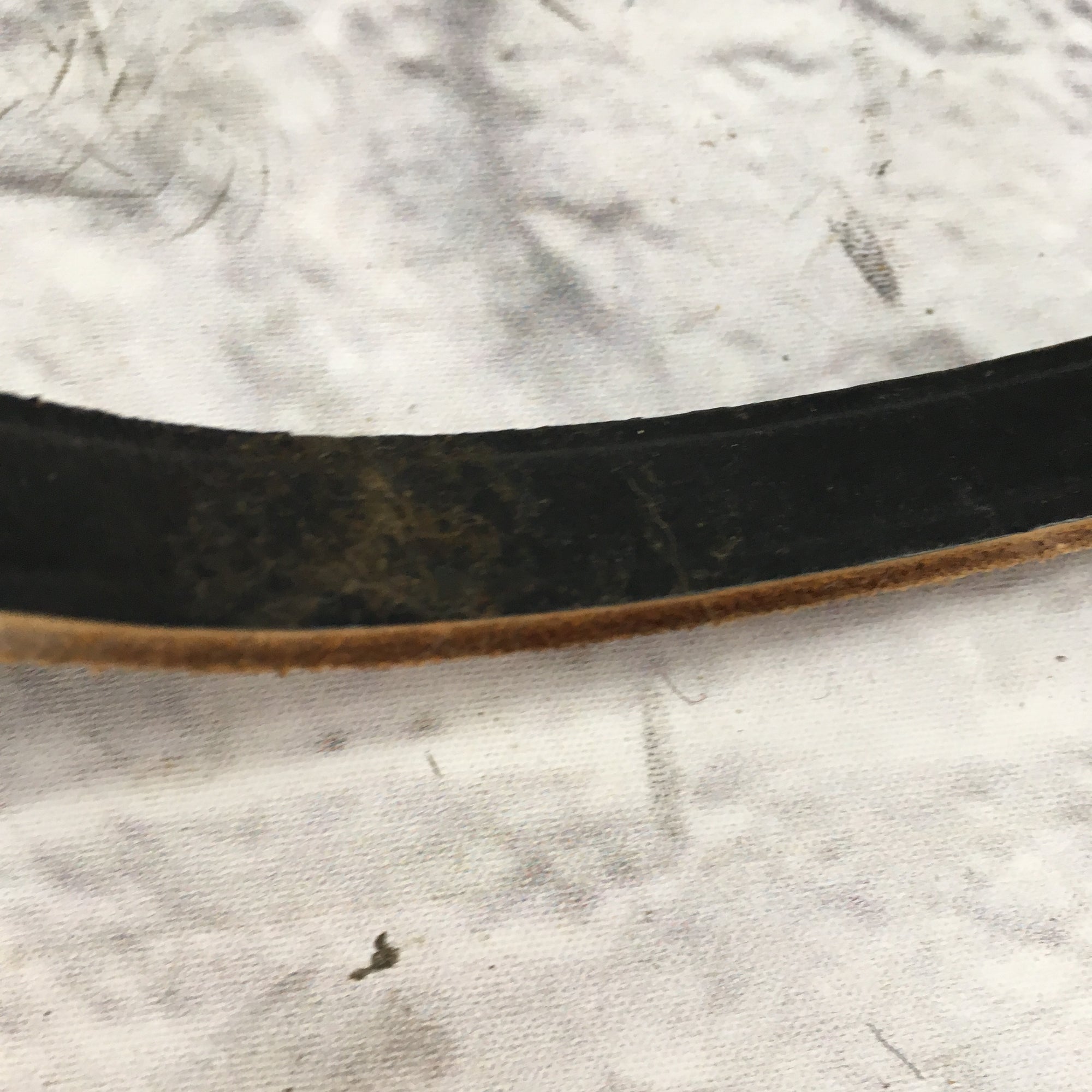 Vintage Fender Leather Rockabilly Guitar Strap