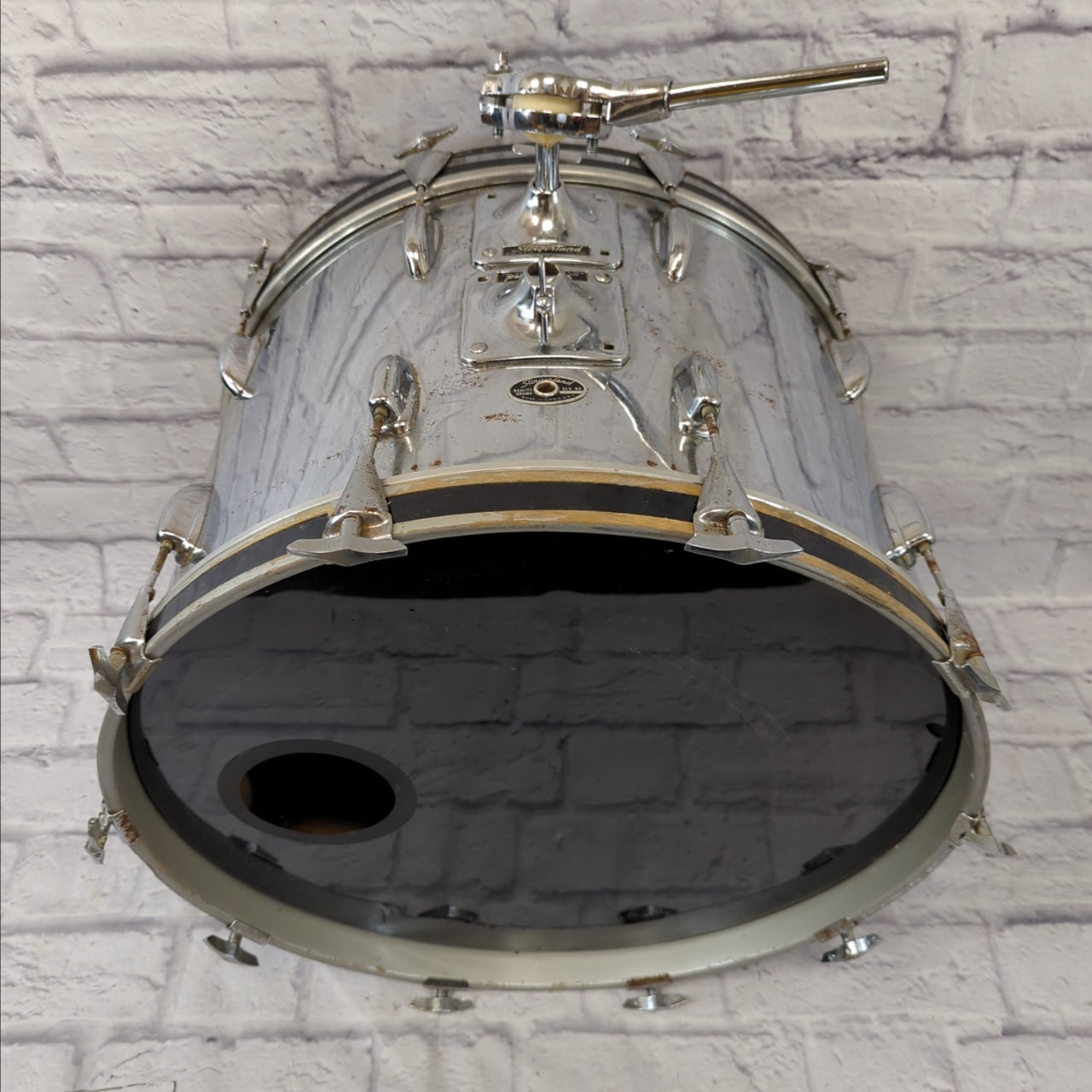 Slingerland 22 Chrome Over Wood Kick Drum