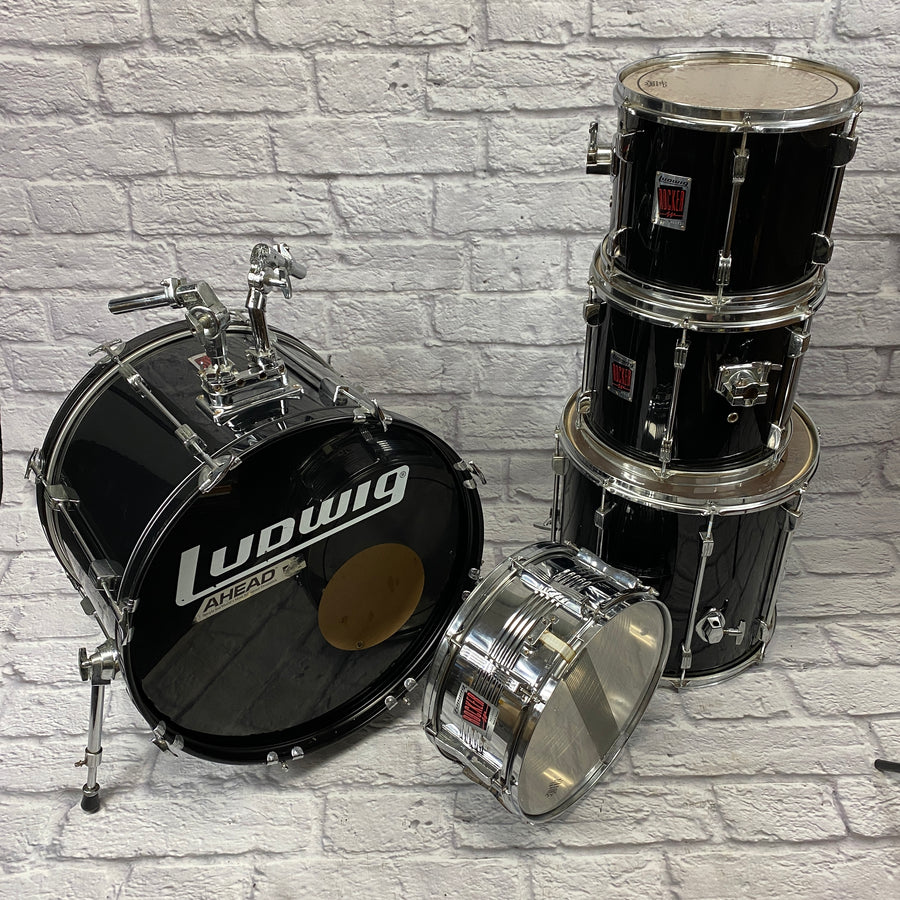 Ludwig 5 Piece Rocker Drum Kit Black