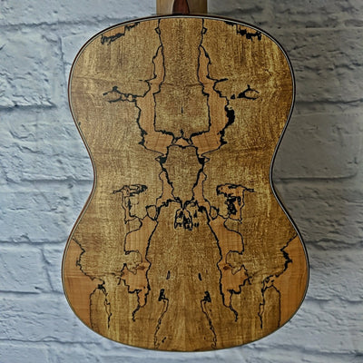 Cordoba 24B Baritone Solid Cedar Top, Spalted Maple Back & Sides Ukulele