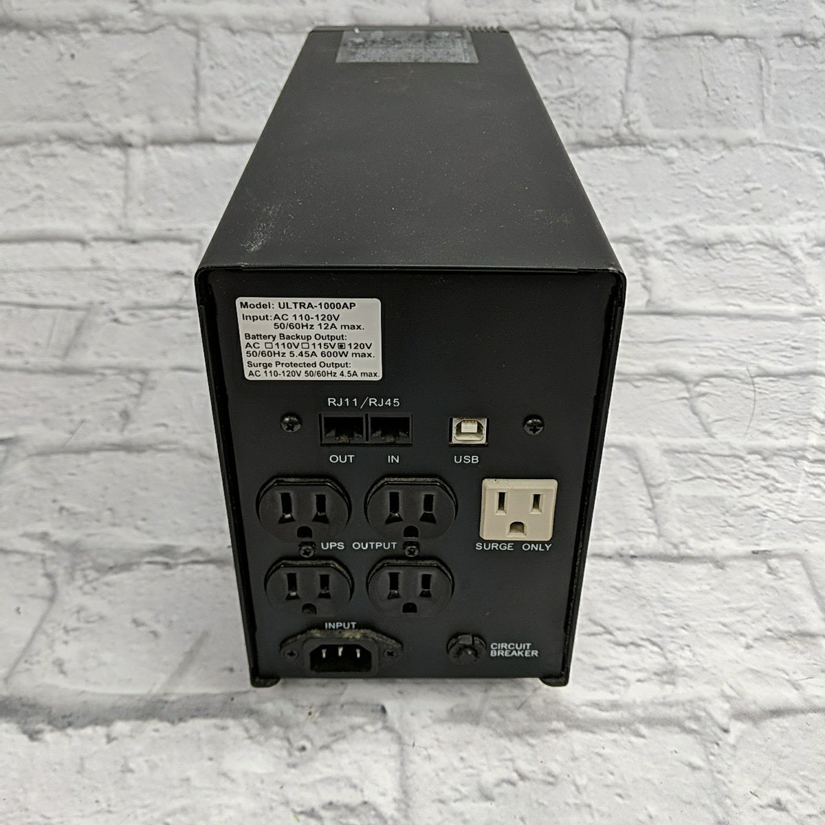 Ultra Ultra-1000AP Battery Backup Surge Protector