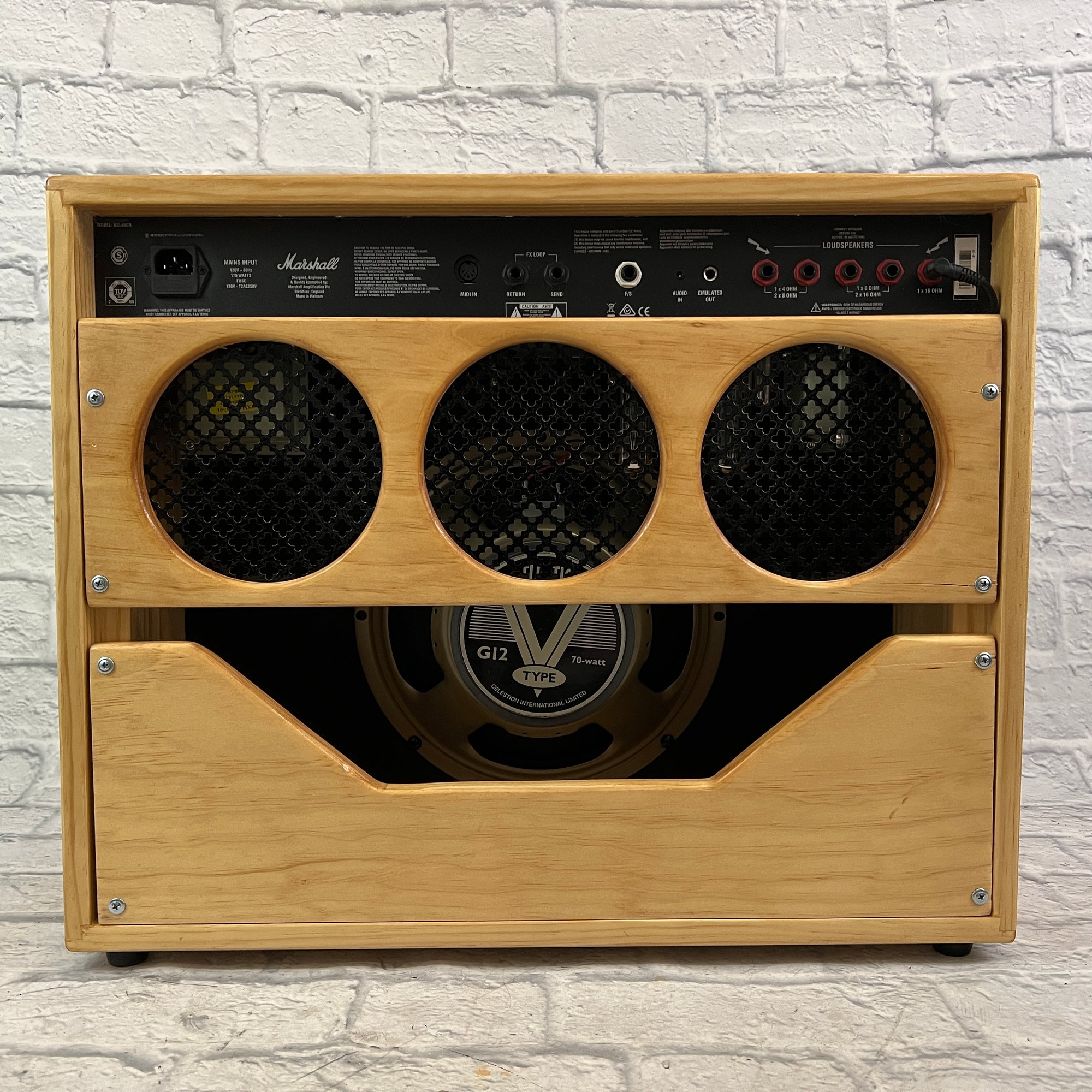 Marshall DSL40 Tube Combo Amplifier in Handmade Pine Cabinet