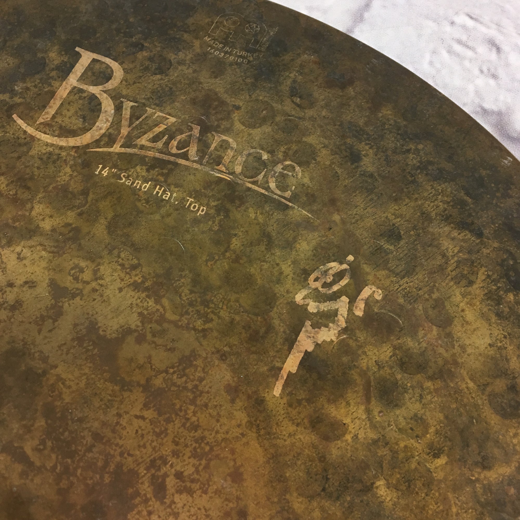 Meinl Byzance 14in Sand Hi Hat Cymbal Pair