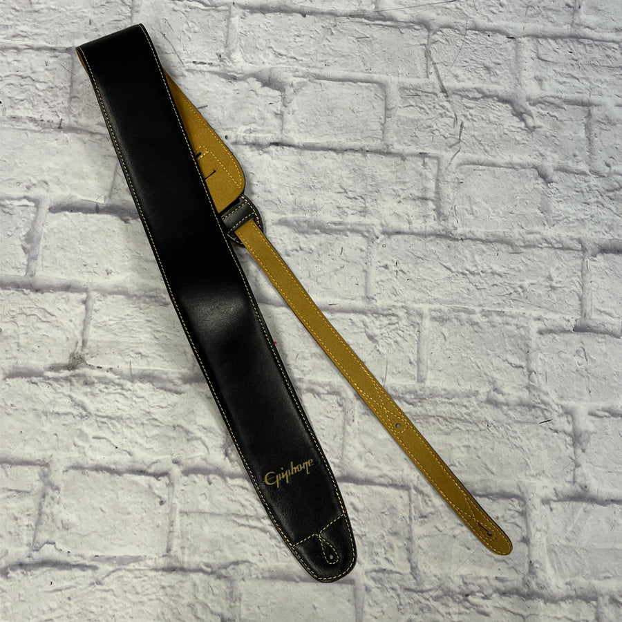 Epiphone 3in Leather Guitar Bass Strap