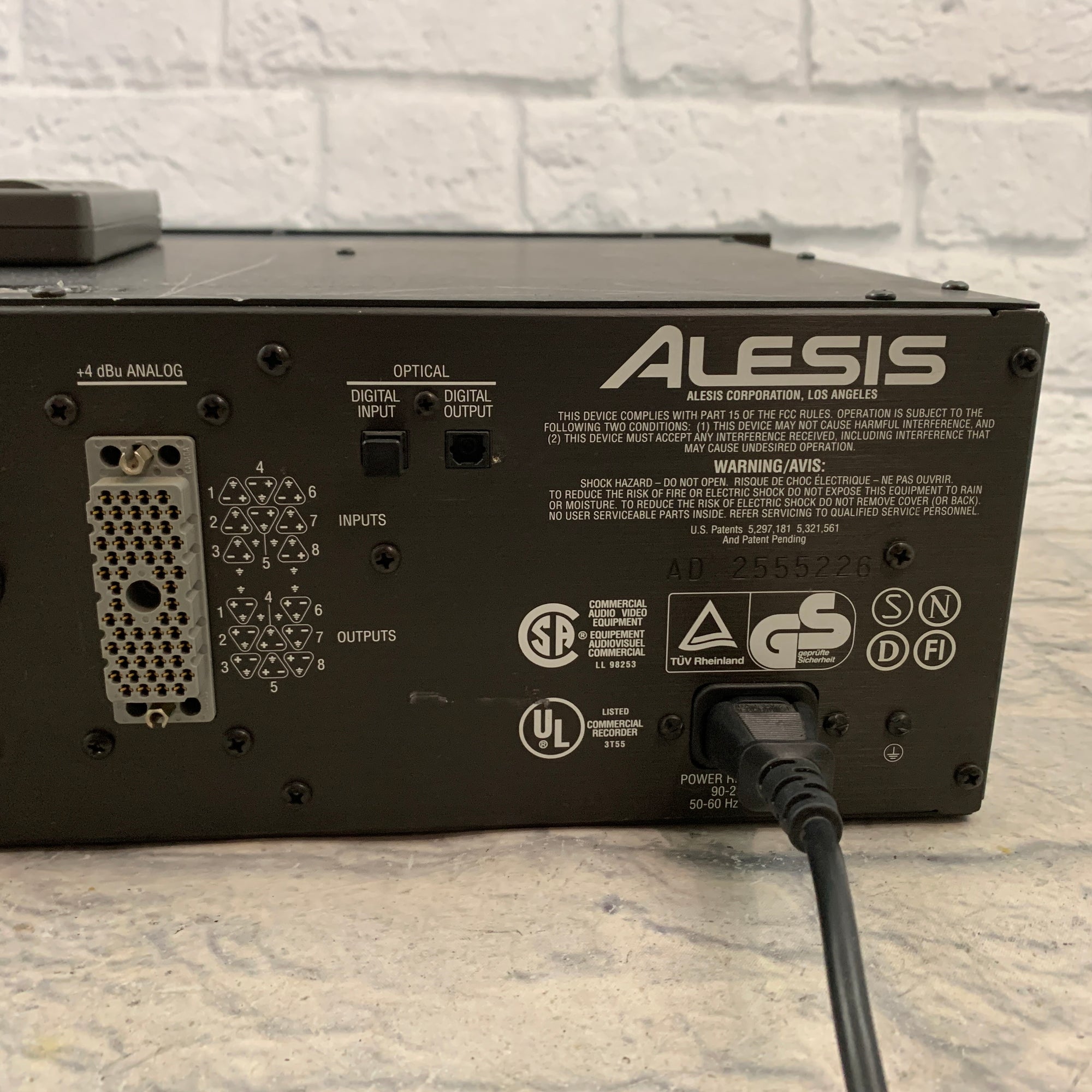 Alesis ADAT 16-Bit 8-Track Digital Audio Recorder "Blackface"
