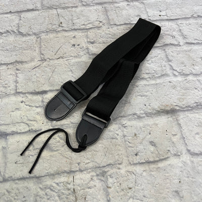 Unknown Black Nylon Guitar Strap