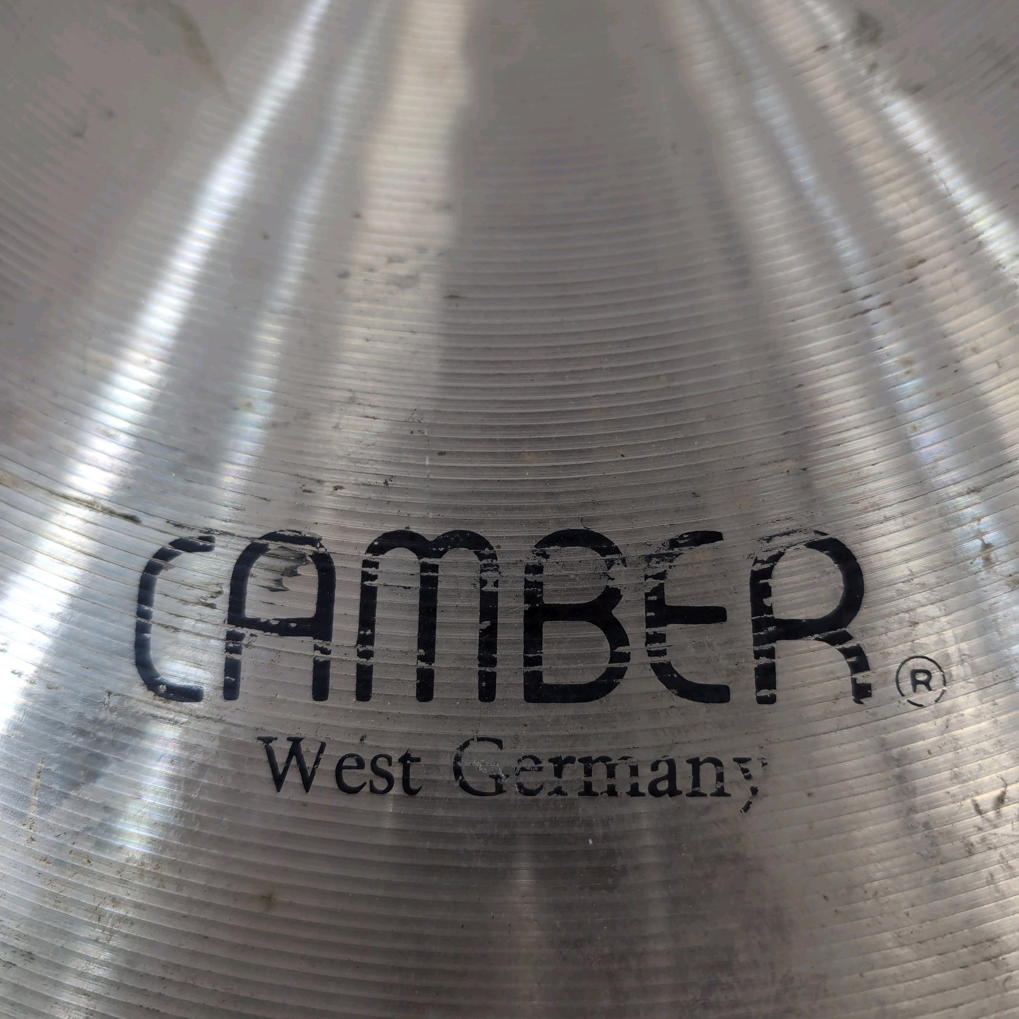 Camber 20" Flat Ride Cymbal Vintage "West Germany"