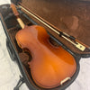 Heman 1/16 Stradivari Copy w/case Violin AS IS