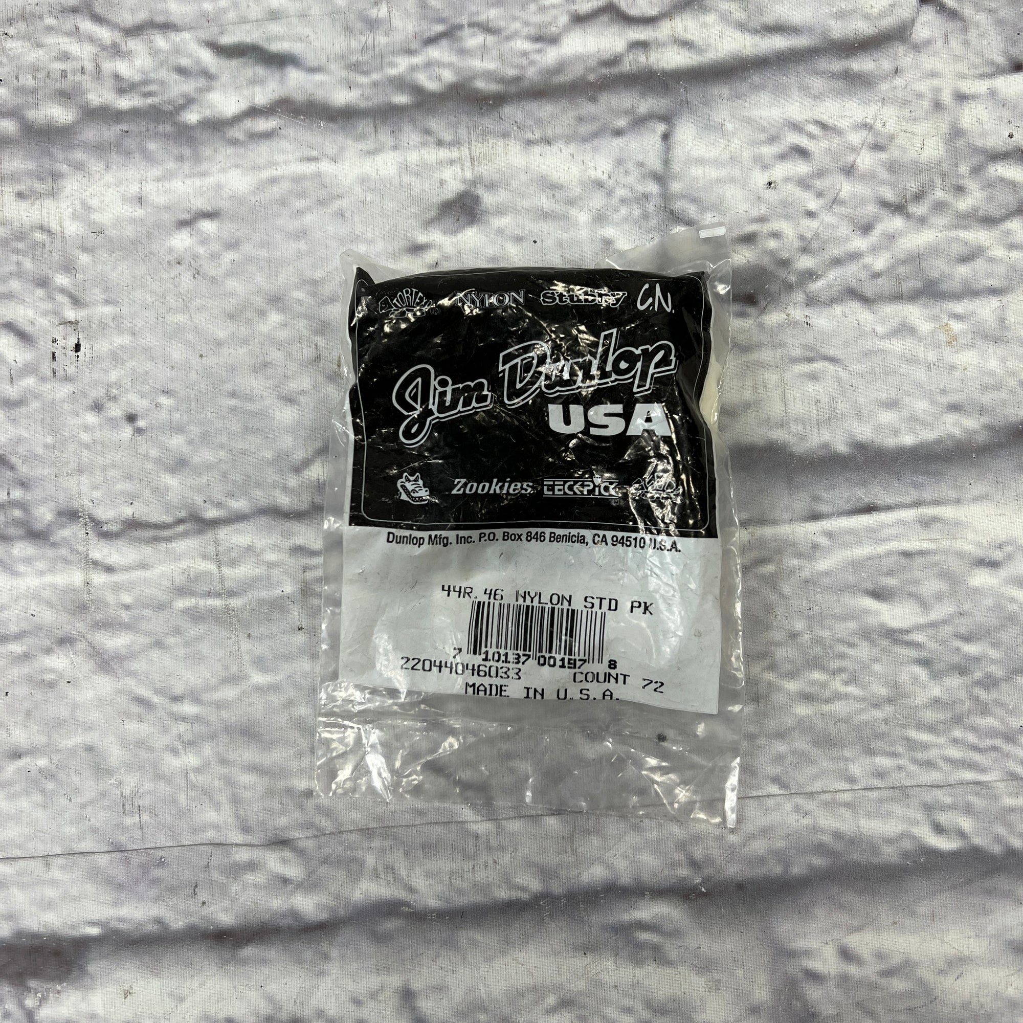 Dunlop Nylon .46 mm 72 Count Pick Pack - White