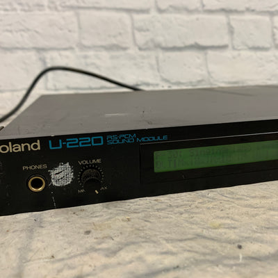 Roland U-220 RS PCM Sound Module Rackmount Synth