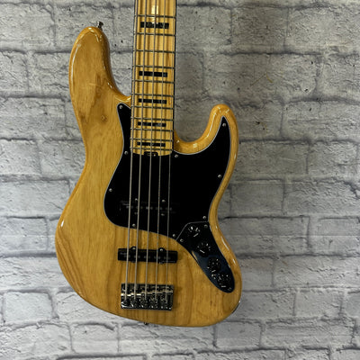 Fender American Elite V Ash 5 String Bass