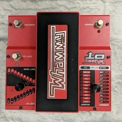 Digitech Whammy DT Pitch Shift Drop Tune Effects Pedal with Power Supply