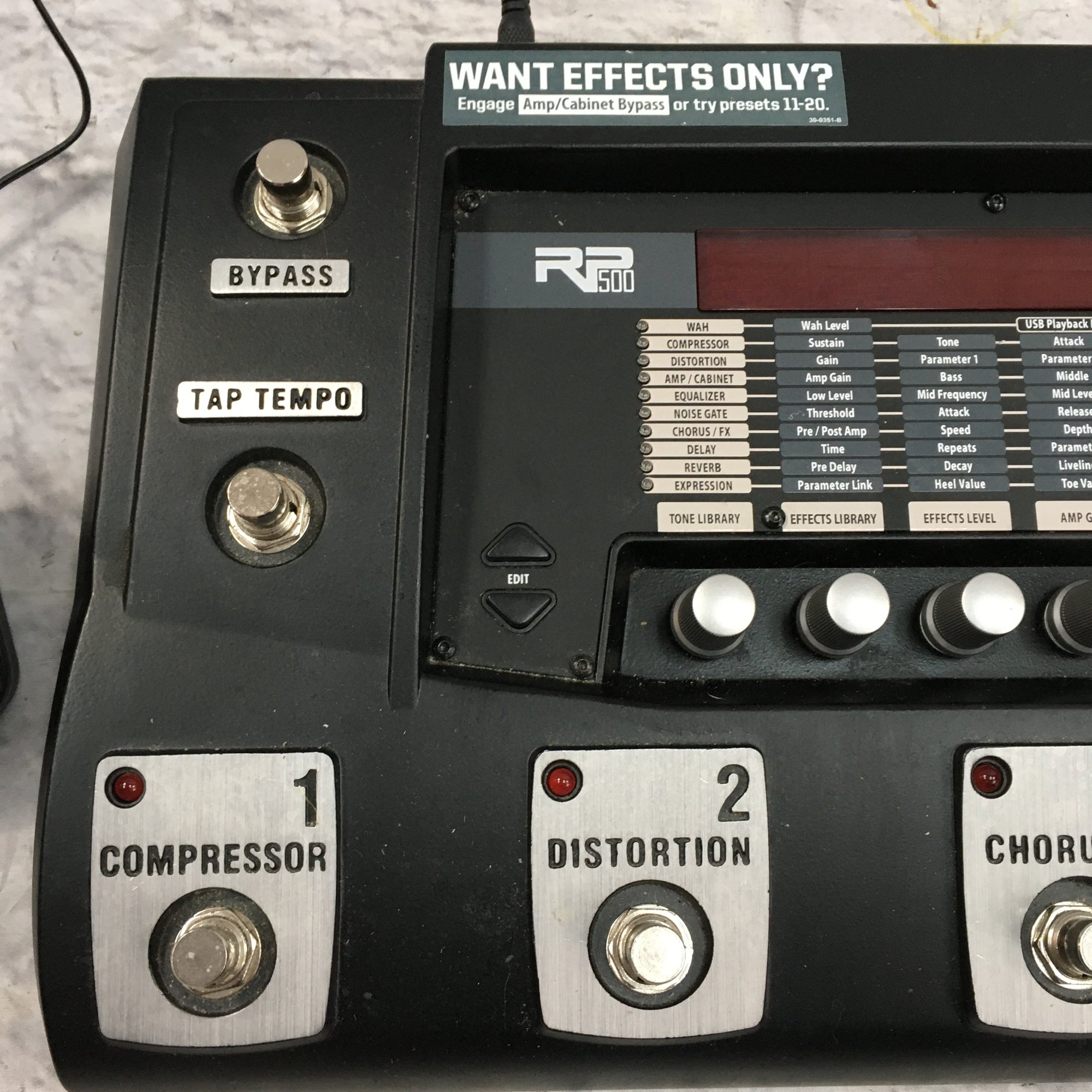 Digitech Audio RP 500 Multieffect Pedal
