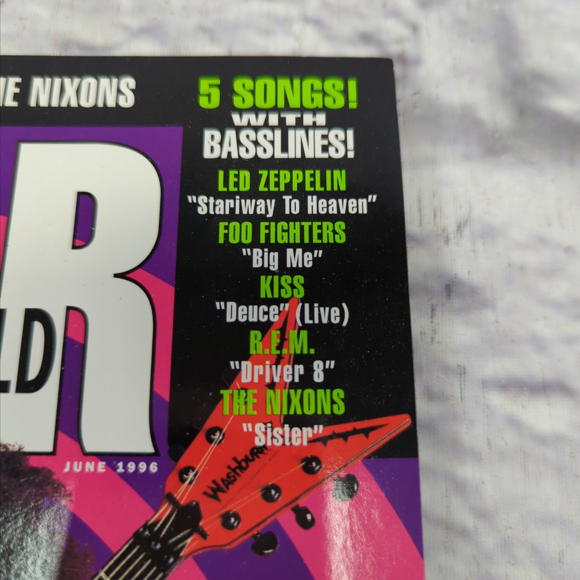 Guitar World June 1996 Pantera Dimbag  Guitar Magazine