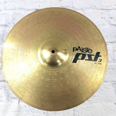 Paiste 20 PST 3 Ride Cymbal Keyholed