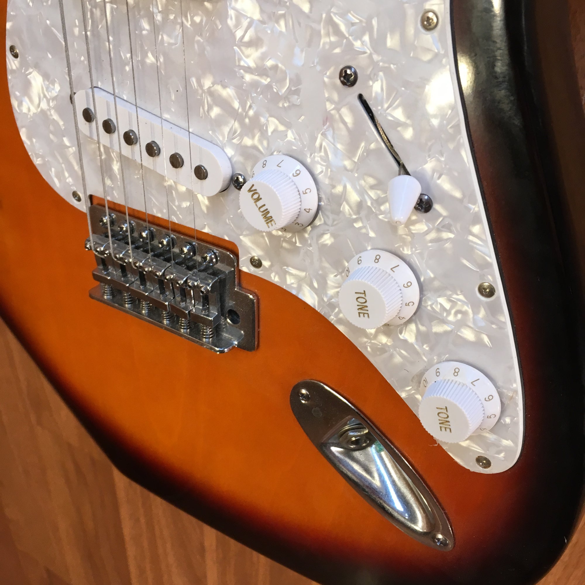 1980's Harmony Model 02802 2-Color Sunburst Electric Guitar