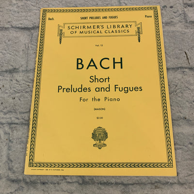 Bach Short Preludes and Fugues for the Piano