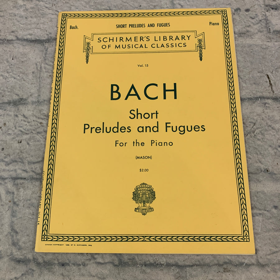 Bach Short Preludes and Fugues for the Piano