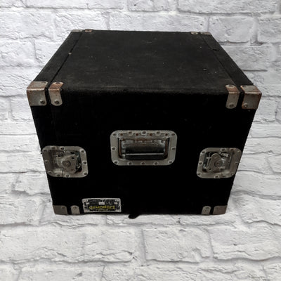 Grundorf 8U Black Carpeted Rack Case
