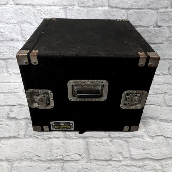 Grundorf 8U Black Carpeted Rack Case - Evolution Music