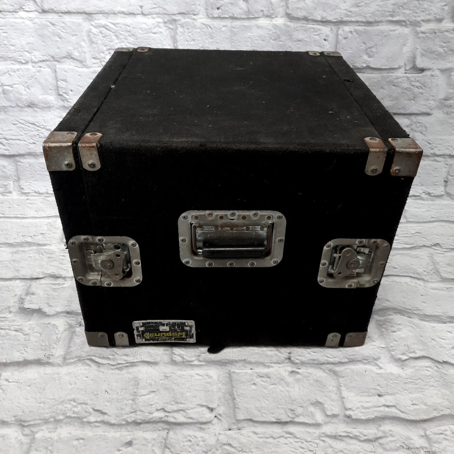 Grundorf 8U Black Carpeted Rack Case
