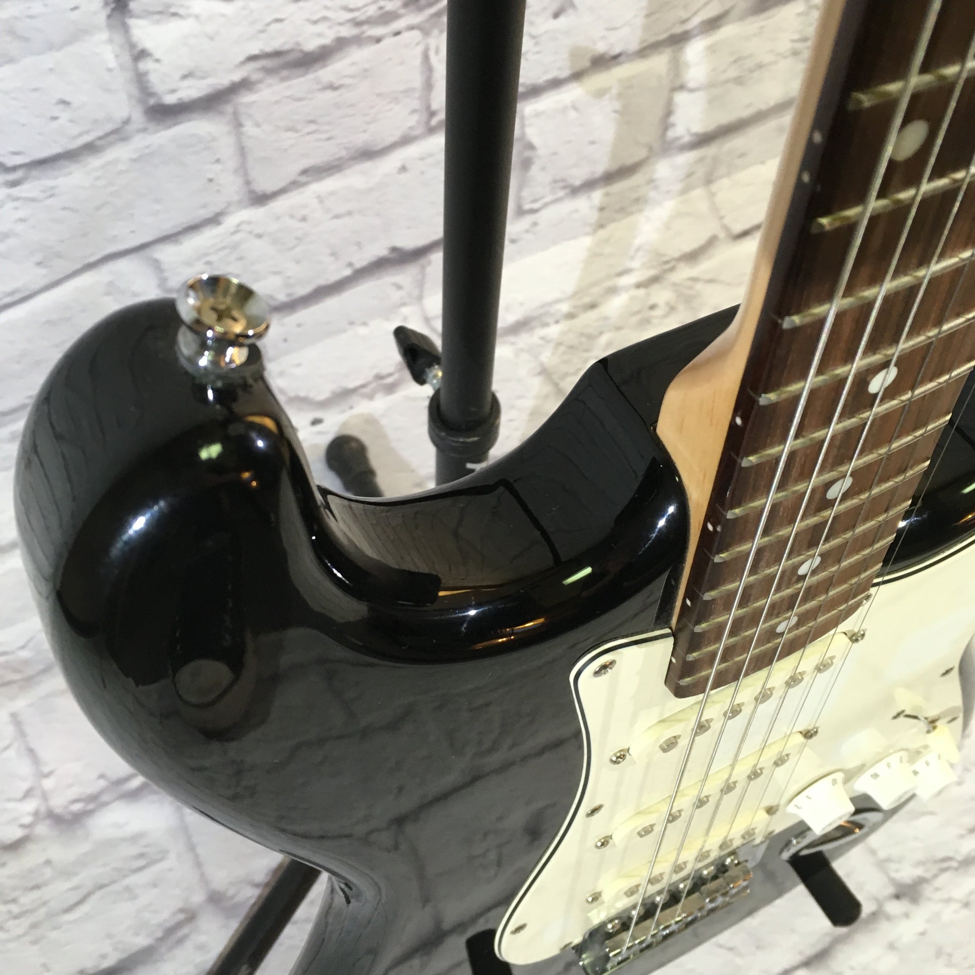 Johnson S Style Electric Guitar - Black
