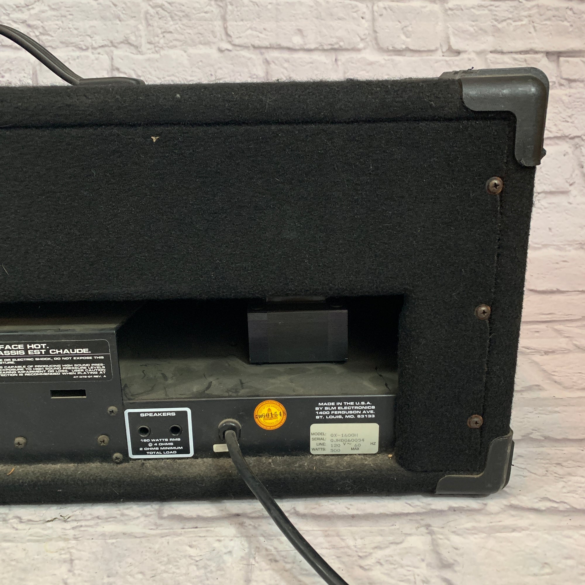 Crate GX1600 Solid State Guitar Amplifier Head Evolution Music