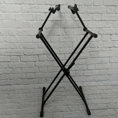 On Stage  Double Keyboard Stand