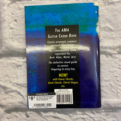 The Ama Guitar Chord Book, with Power Chords, Slash Chords, Shapes etc.
