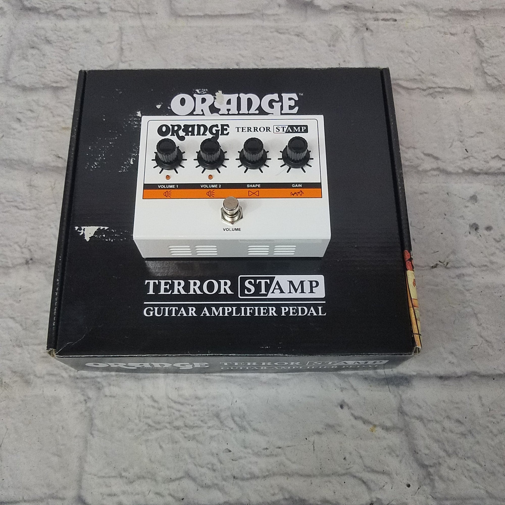 ギター Orange Terror Stamp Amazon.com: Orange Terror Stamp 20W Valve Hybrid Pedal