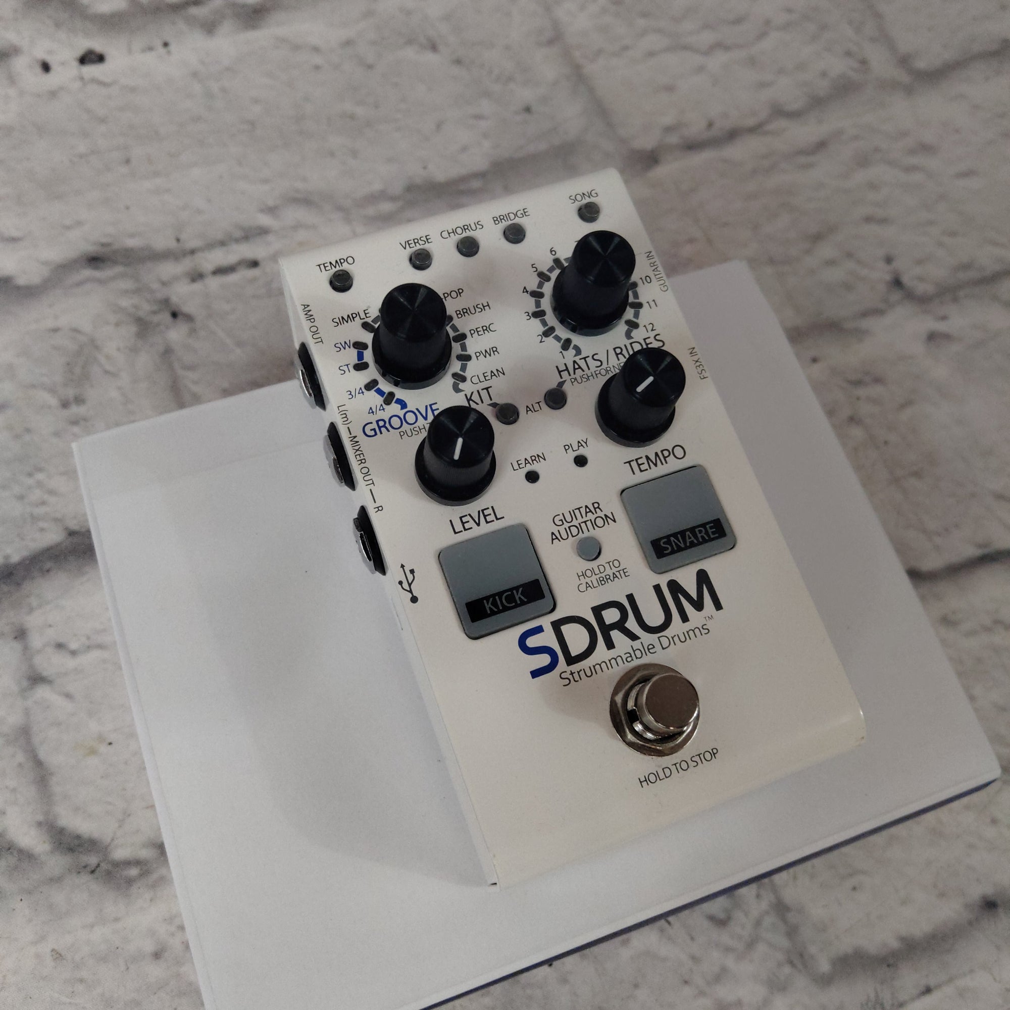 Digitech Sdrum Strummable Drums Pedal