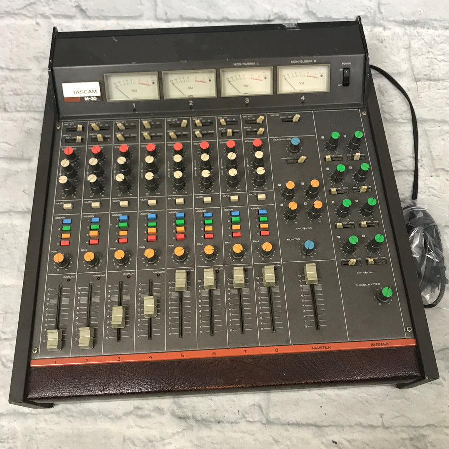 Vintage 1980 Tascam M-30 8-Channel Mixer