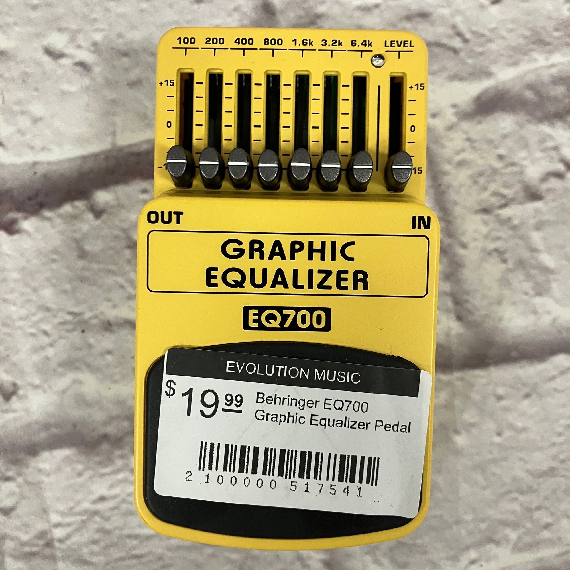 behringer eq pedal Behringer EQ700 Graphic Equalizer Pedal