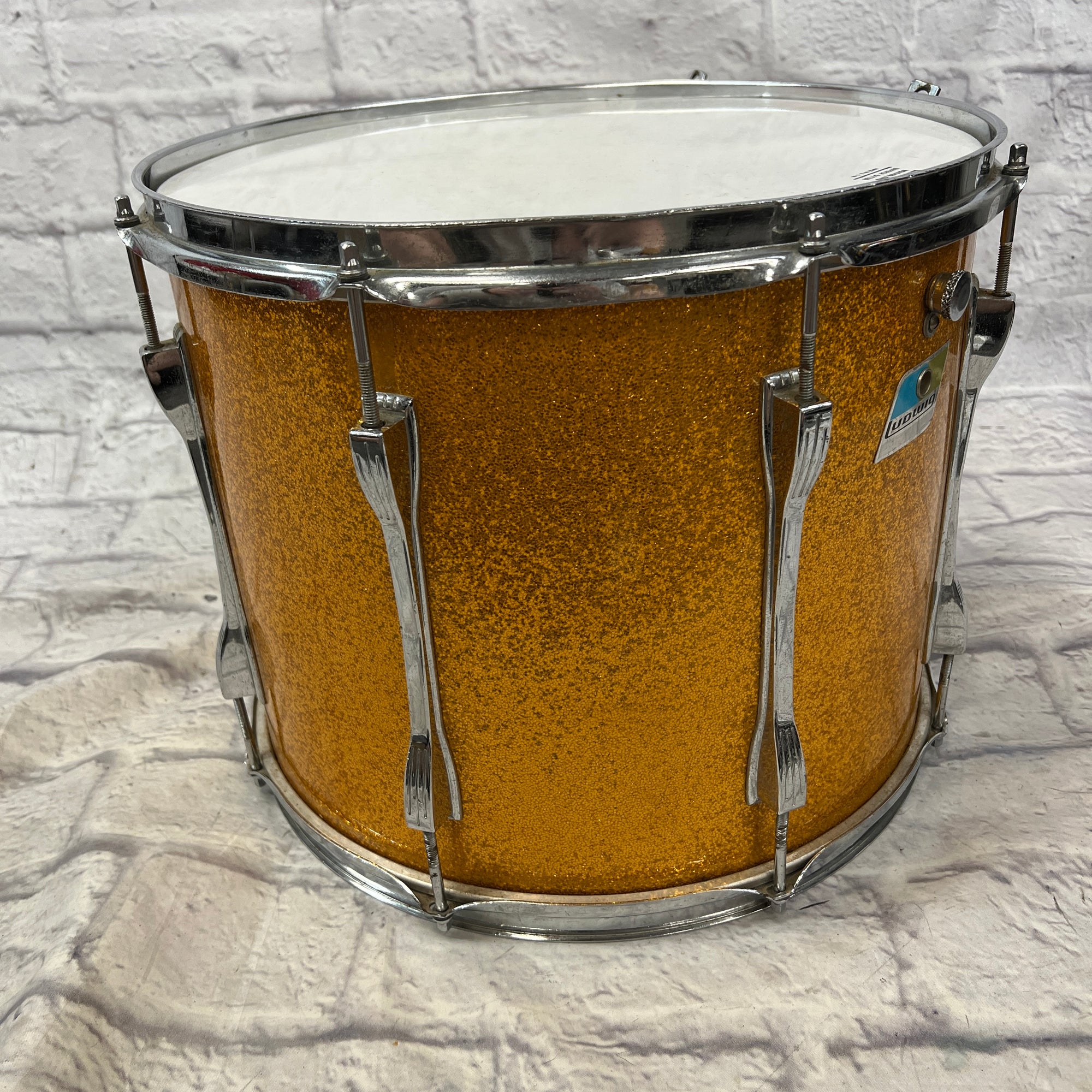 Ludwig B/O Field Snare Drum Orange Sparkle 15x12"