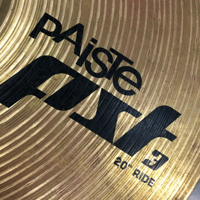 Paiste 20 PST 3 Ride Cymbal Keyholed