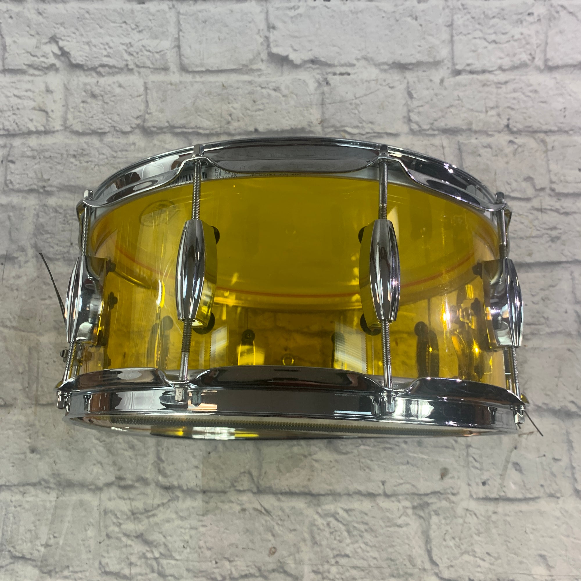 Custom Yellow Acrylic Snare 14x6.5 Snare