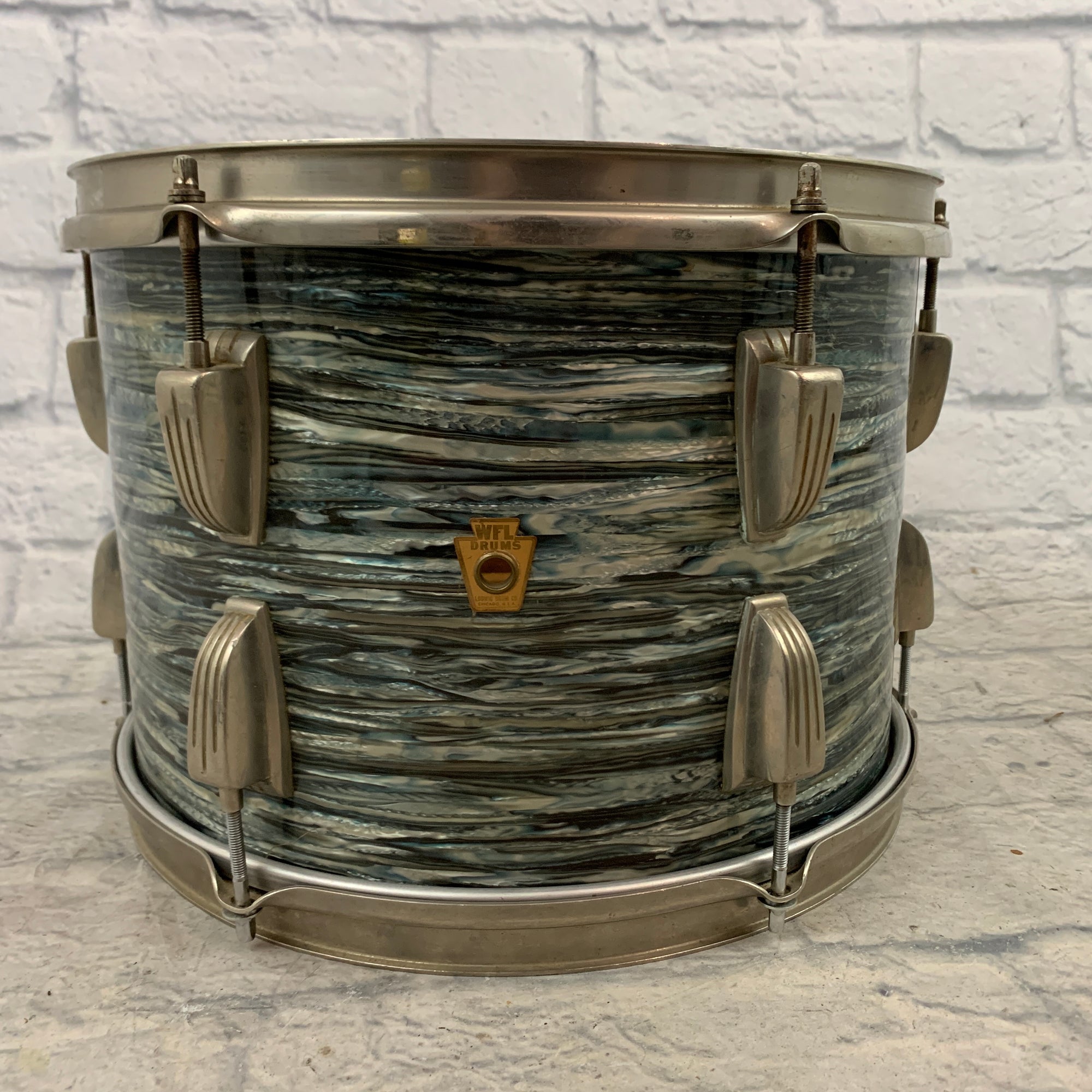 WFL Super Classic 9" X 13" Rack Tom - Blue Oyster Pearl