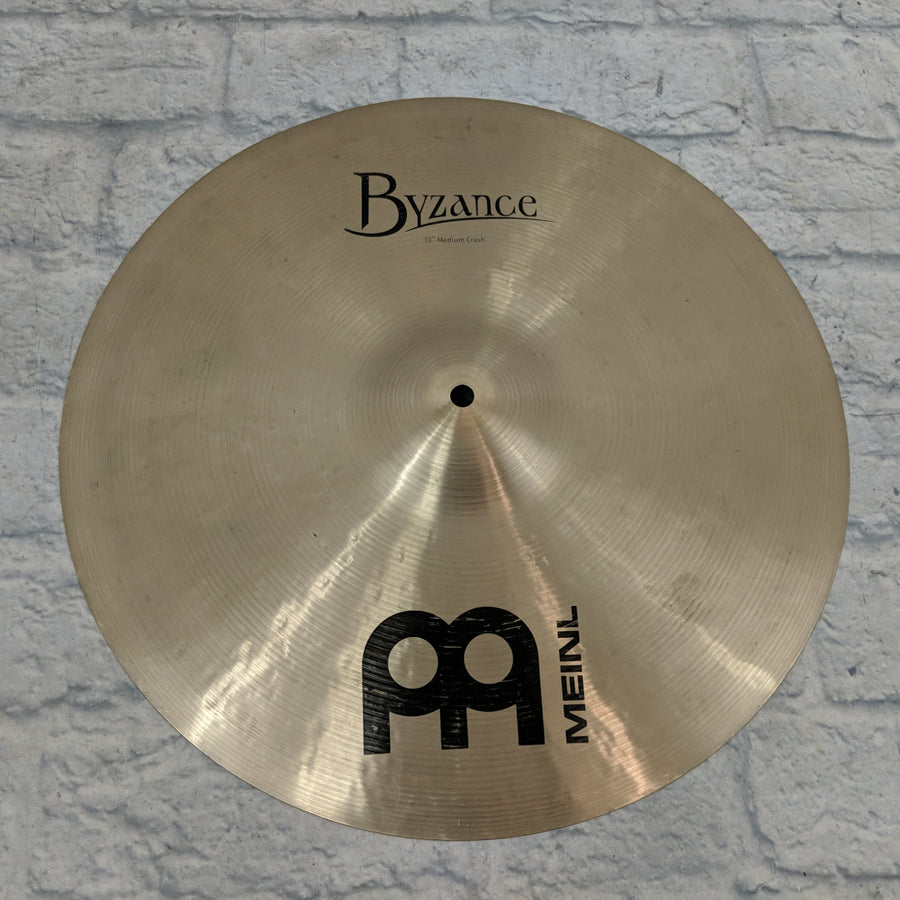 Meinl Byzance Traditional 18" Medium Crash (Small Crack)