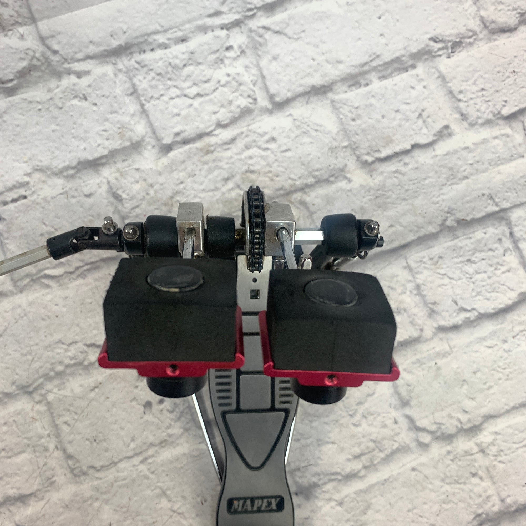 Mapex Double Kick Pedal w/ DW Beaters