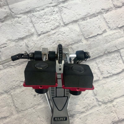 Mapex Double Kick Pedal w/ DW Beaters