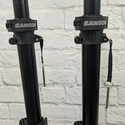 Samson Speaker Pole Stands w Carrying Case