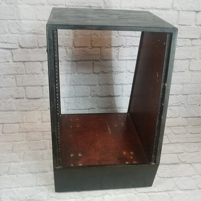 14U Rolling Wood Rack Case