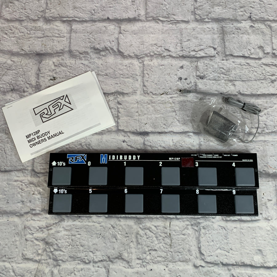 Rolls RFX MP128P Midi Buddy Foot Controller - New Old Stock