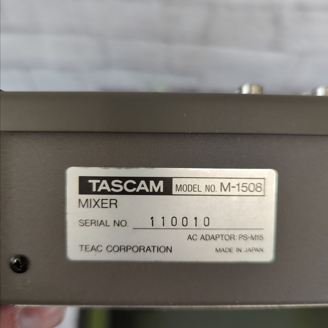Tascam M1508 8 Channel Mixer with Grundorf Case