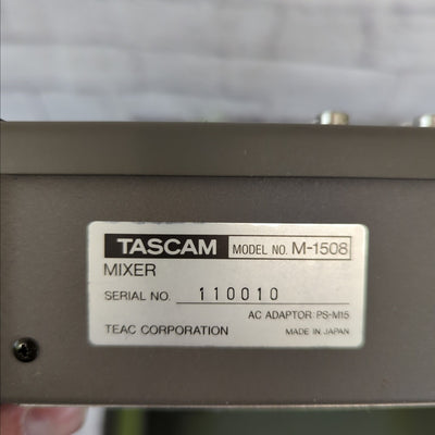 Tascam M1508 8 Channel Mixer with Grundorf Case
