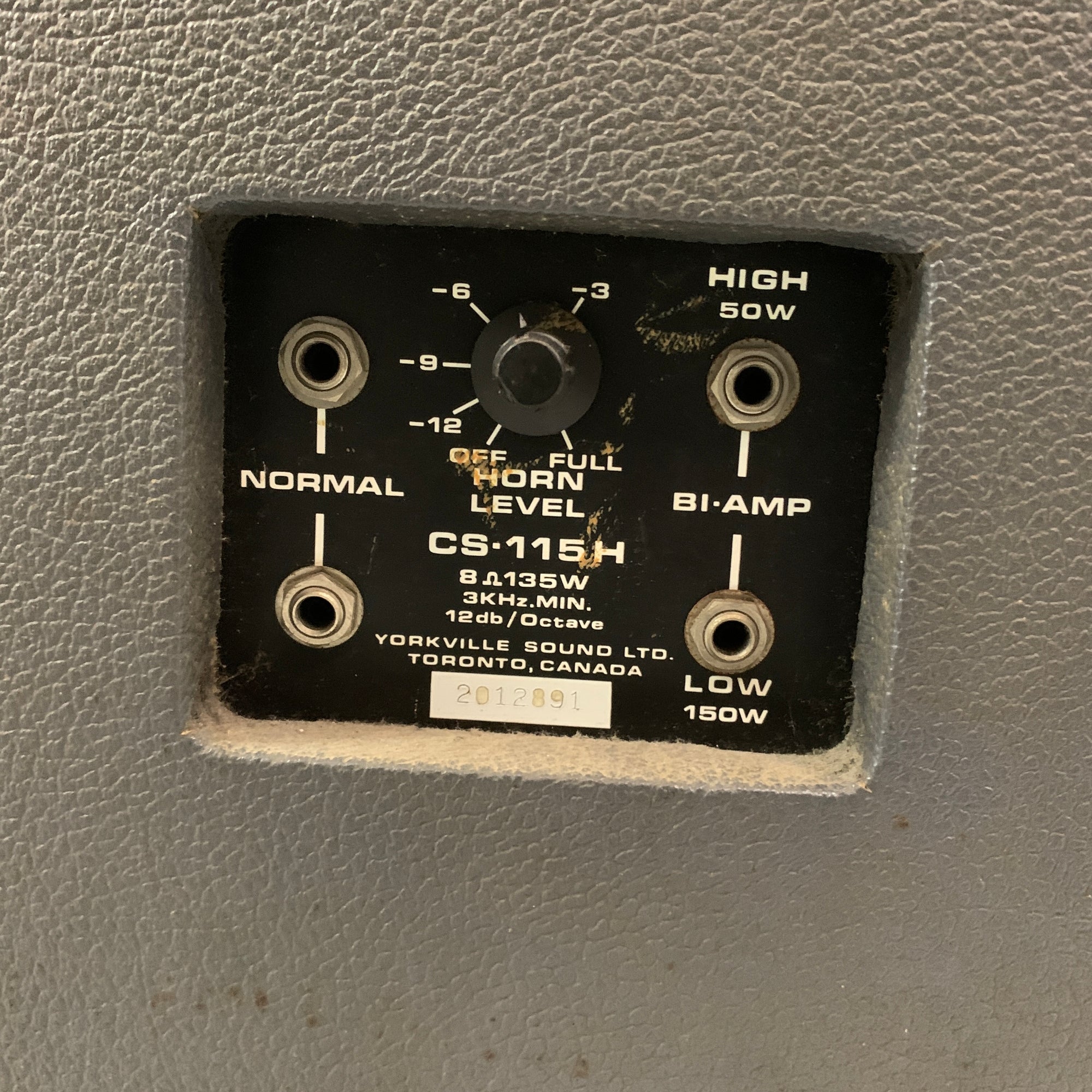 Traynor CS-115H Passive Speaker Cabinet