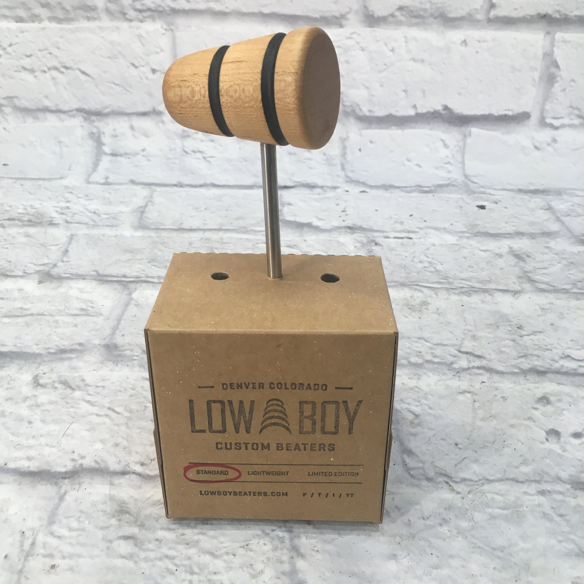 Lowboy Standard Wood Tip Kick Drum Beater (C)