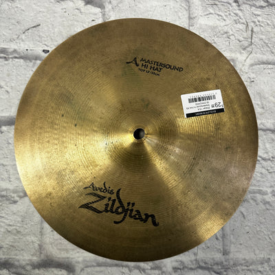 Zildjian 13 A Mastersound Hi Hat AS IS CRACKED